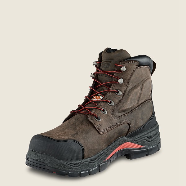 Red Wing Safety Boots Dark Grey - Mens King Toe® Adc - 6-inch Insulated Waterproof Csa Toe - 6592-CY